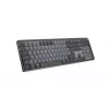 LOGITECH MX Mechanical bezdrôtová podsvietená výkonnostná klávesnica – Graphite, US International, QWERTY, taktilná, tichá