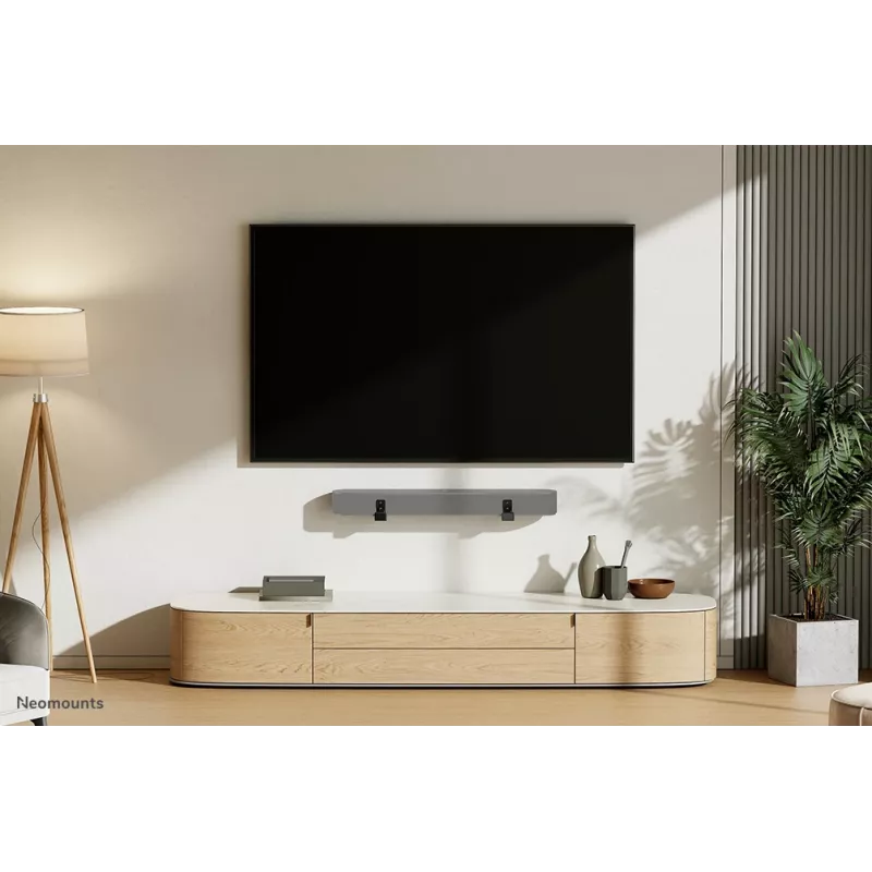 Neomounts AWL29-550BL1 držiak videobar/soundbar na stenu – max. 15 kg – univerzálny