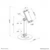 Neomounts DS15-540BL1 stojan na tablet 4,7-12,9