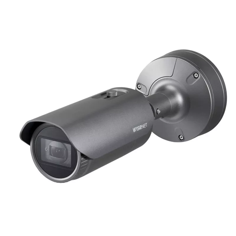 Hanwha Vision WiseNet X XNO-6080R vonkajšia bullet IP kamera, 2 MP, 2,8-12 mm, deň/noc, odolná voči vandalizmu, sivá