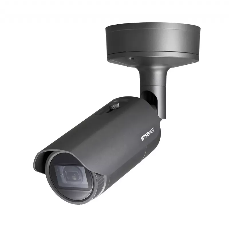 Hanwha Vision WiseNet X XNO-6080R vonkajšia bullet IP kamera, 2 MP, 2,8-12 mm, deň/noc, odolná voči vandalizmu, sivá