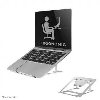 Neomounts NSLS085SILVER stojan na notebook 10–17 palcov – skladací – kompaktný – univerzálny
