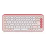 LOGITECH bezdrôtová klávesnica - Pop Icon Keys - Rose & Off White Qwerty Uk