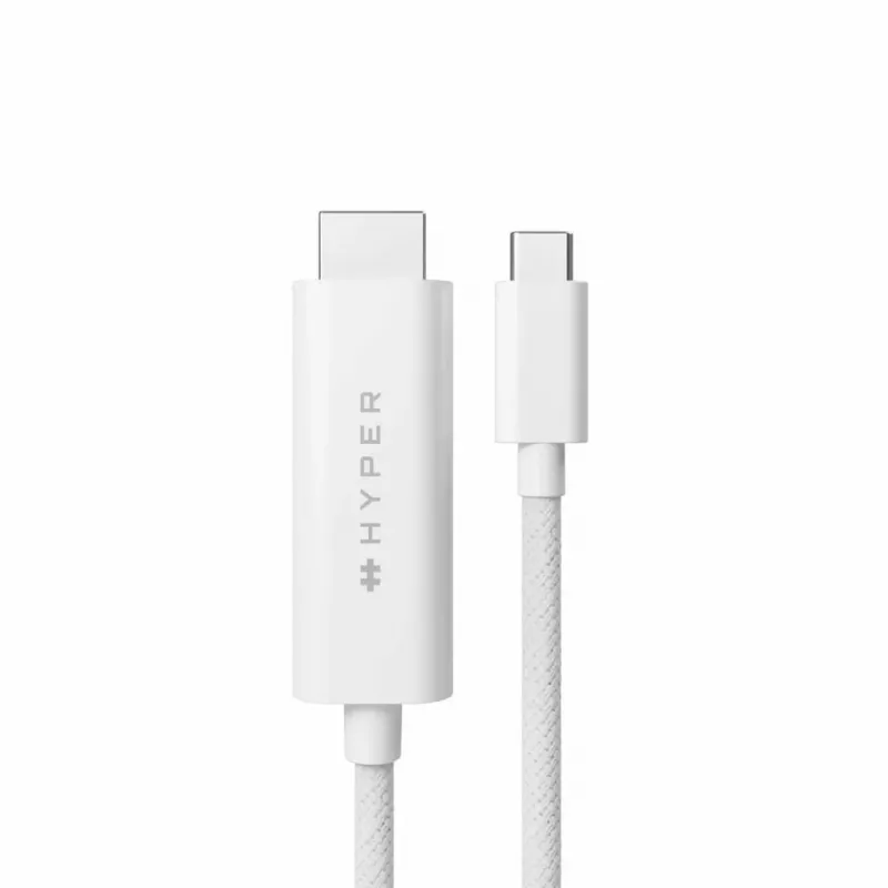 TARGUS Hyper 4K USB-C na HDMI kábel - biela