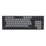 CHERRY KW 550 MX LP klávesnica Home/Office USB + Bluetooth QWERTZ nemčina čierna
