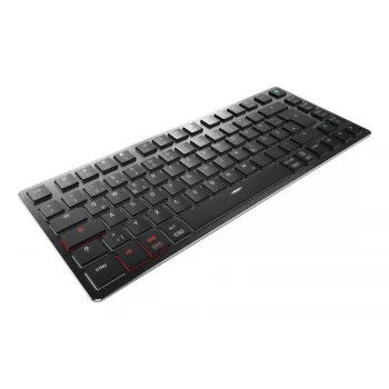 CHERRY KW X ULP 2.0 MINI klávesnica Home/Office USB + RF Wireless + Bluetooth QWERTZ nemčina čierna