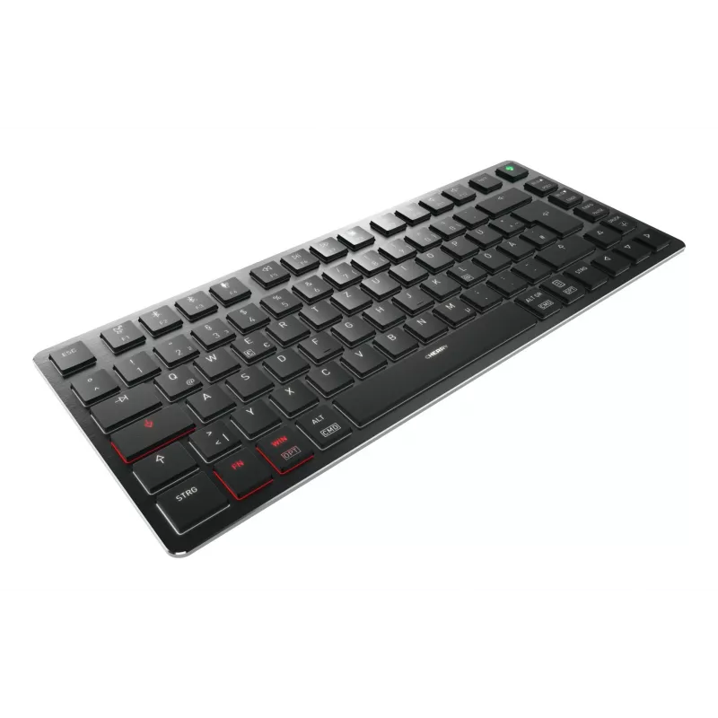 CHERRY KW X ULP 2.0 MINI klávesnica Home/Office USB + RF Wireless + Bluetooth QWERTZ nemčina čierna