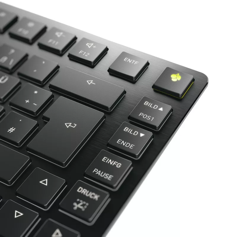 CHERRY KW X ULP 2.0 MINI klávesnica Home/Office USB + RF Wireless + Bluetooth QWERTZ nemčina čierna