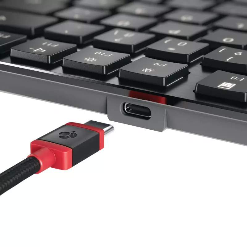 CHERRY KW X ULP 2.0 MINI klávesnica Home/Office USB + RF Wireless + Bluetooth QWERTZ nemčina čierna