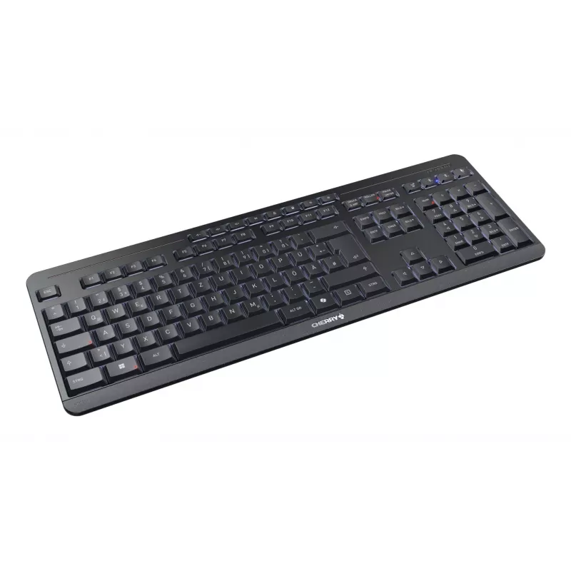 CHERRY Stream Ultimate klávesnica Home/Office USB + RF Wireless + Bluetooth QWERTZ nemčina čierna