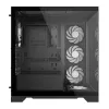 XPG INVADER X Mid-Tower čierna, Midi Tower, PC, čierna, ATX, micro ATX, Mini-ITX, SPCC, 17,5 cm
