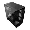 XPG INVADER X Mid-Tower čierna, Midi Tower, PC, čierna, ATX, micro ATX, Mini-ITX, SPCC, 17,5 cm