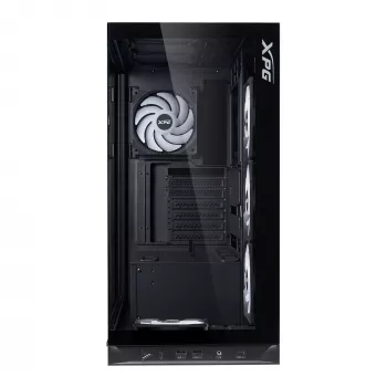 XPG INVADER X BTF MID-TOWER skriňa čierna, Midi Tower, PC, čierna, ATX, micro ATX, Mini-ATX, SPCC, temperované sklo, 17,5 cm