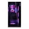 XPG Invader X BTF PC skriňa Midi Tower, ATX/Micro-ATX/Mini-ITX, tvrdené sklo, 5 ARGB ventilátorov 120 mm, USB-C, bez zdroja, čierna