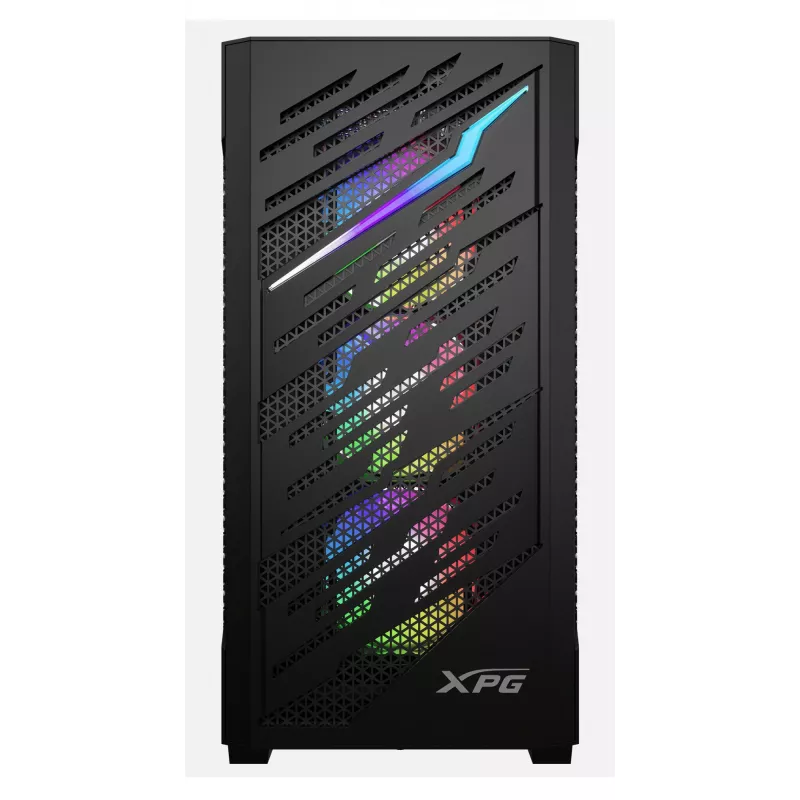 XPG STARKER AIR BTF Mid-Tower čierna, Midi Tower, PC, čierna, ATX, EATX, micro ATX, Mini-ITX, SPCC, temperované sklo, Gaming