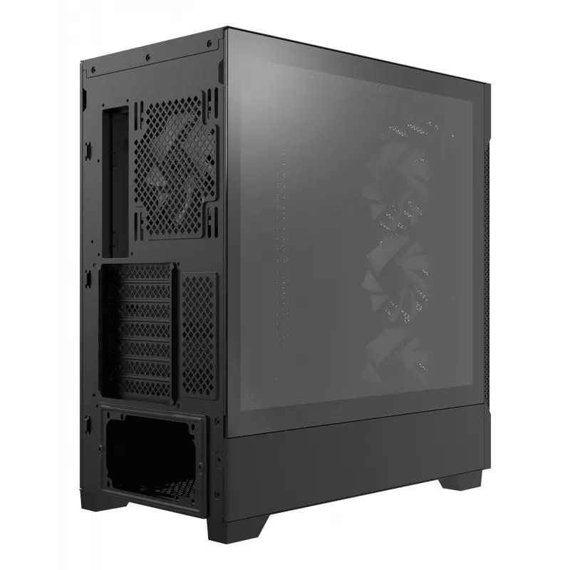XPG STARKER AIR BTF Mid-Tower čierna, Midi Tower, PC, čierna, ATX, EATX, micro ATX, Mini-ITX, SPCC, temperované sklo, Gaming