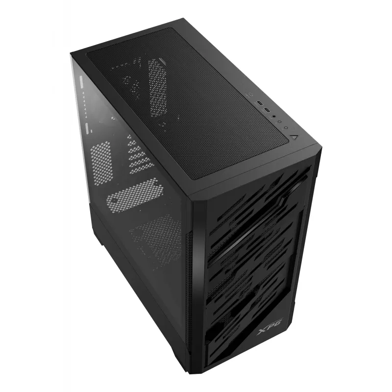 XPG STARKER AIR BTF Mid-Tower čierna, Midi Tower, PC, čierna, ATX, EATX, micro ATX, Mini-ITX, SPCC, temperované sklo, Gaming