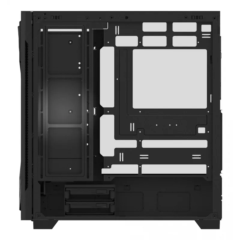 XPG STARKER AIR BTF Mid-Tower čierna, Midi Tower, PC, čierna, ATX, EATX, micro ATX, Mini-ITX, SPCC, temperované sklo, Gaming