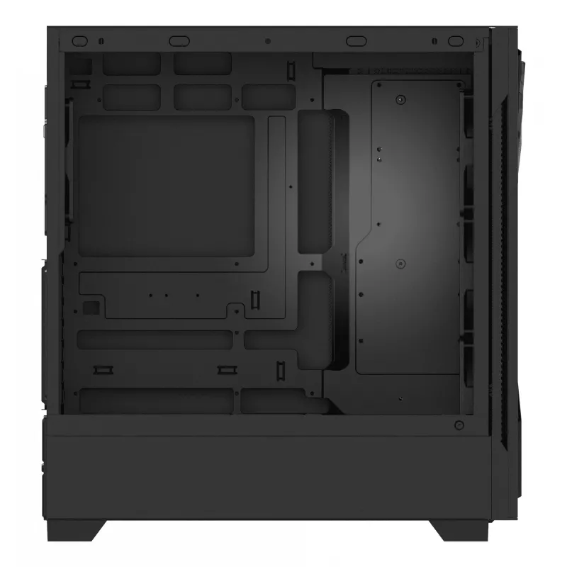 XPG STARKER AIR BTF Mid-Tower čierna, Midi Tower, PC, čierna, ATX, EATX, micro ATX, Mini-ITX, SPCC, temperované sklo, Gaming