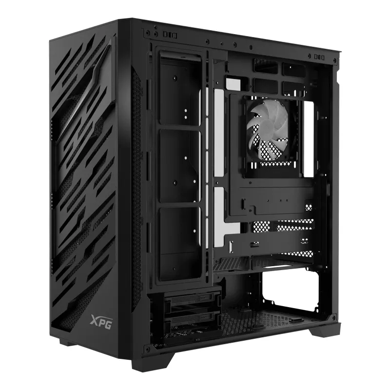 XPG STARKER AIR BTF Mid-Tower čierna, Midi Tower, PC, čierna, ATX, EATX, micro ATX, Mini-ITX, SPCC, temperované sklo, Gaming