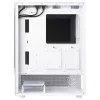 XPG Invader X Mini PC skriňa Midi Tower, ATX/Micro-ATX/Mini-ITX, sklenené panely, 5 ARGB ventilátorov 120 mm, USB-C, bez zdroja, biela