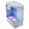 XPG Invader X Mini PC skriňa Midi Tower, ATX/Micro-ATX/Mini-ITX, sklenené panely, 5 ARGB ventilátorov 120 mm, USB-C, bez zdroja, biela