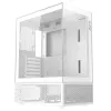 XPG Invader X Mini PC skriňa Midi Tower, ATX/Micro-ATX/Mini-ITX, sklenené panely, 5 ARGB ventilátorov 120 mm, USB-C, bez zdroja, biela