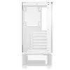 XPG Invader X Mini PC skriňa Midi Tower, ATX/Micro-ATX/Mini-ITX, sklenené panely, 5 ARGB ventilátorov 120 mm, USB-C, bez zdroja, biela