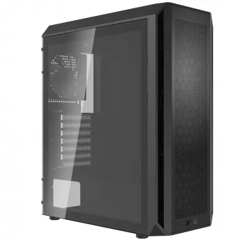XPG VALOR AIR PLUS MID-TOWER skriňa čierna, Midi Tower, PC, čierna, ATX, micro ATX, Mini-ITX, SPCC, 16 cm