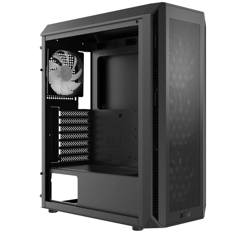XPG VALOR AIR PLUS MID-TOWER skriňa čierna, Midi Tower, PC, čierna, ATX, micro ATX, Mini-ITX, SPCC, 16 cm