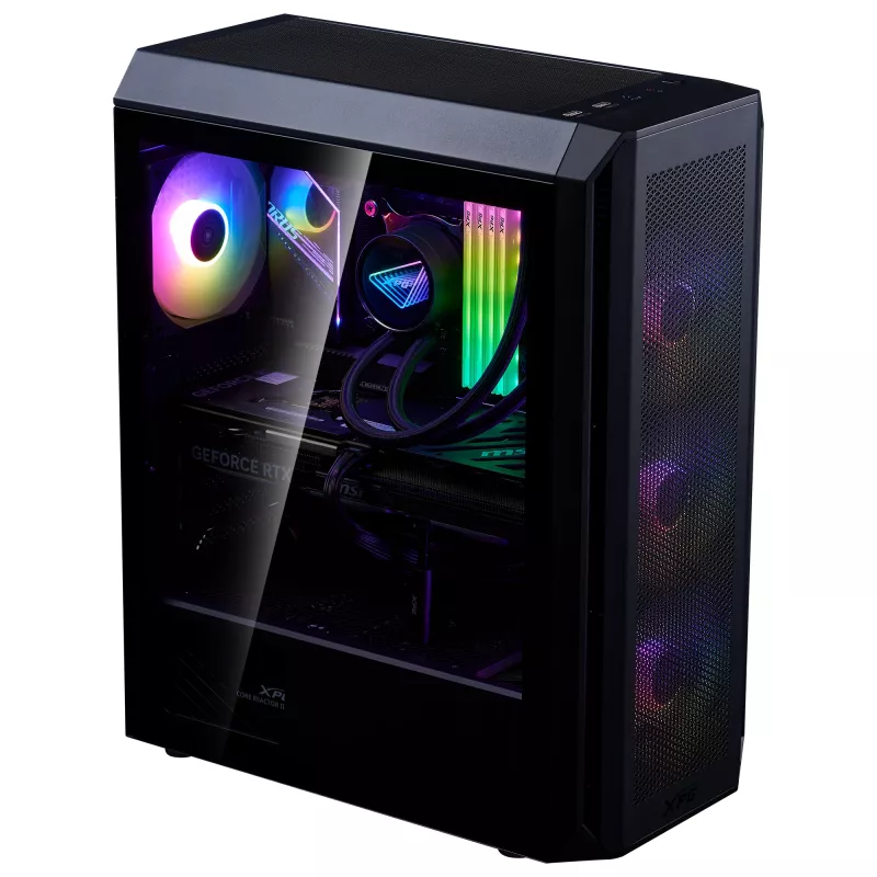XPG VALOR AIR PLUS MID-TOWER skriňa čierna, Midi Tower, PC, čierna, ATX, micro ATX, Mini-ITX, SPCC, 16 cm