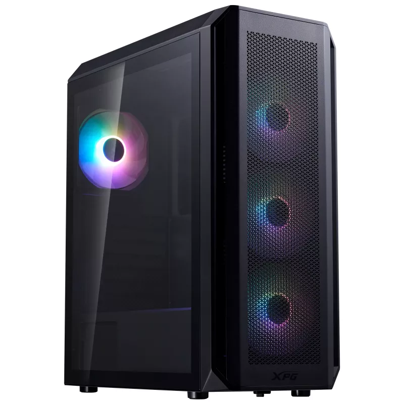 XPG VALOR AIR PLUS MID-TOWER skriňa čierna, Midi Tower, PC, čierna, ATX, micro ATX, Mini-ITX, SPCC, 16 cm