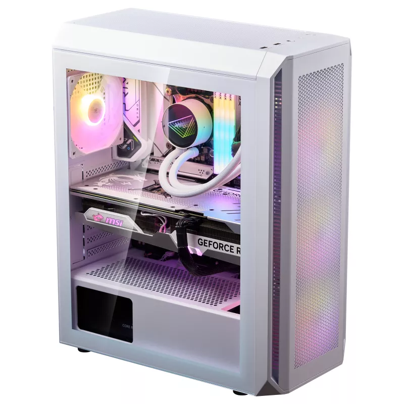XPG VALOR AIR PLUS MID-TOWER skriňa biela, Midi Tower, PC, biela, ATX, micro ATX, Mini-ITX, SPCC, 16 cm