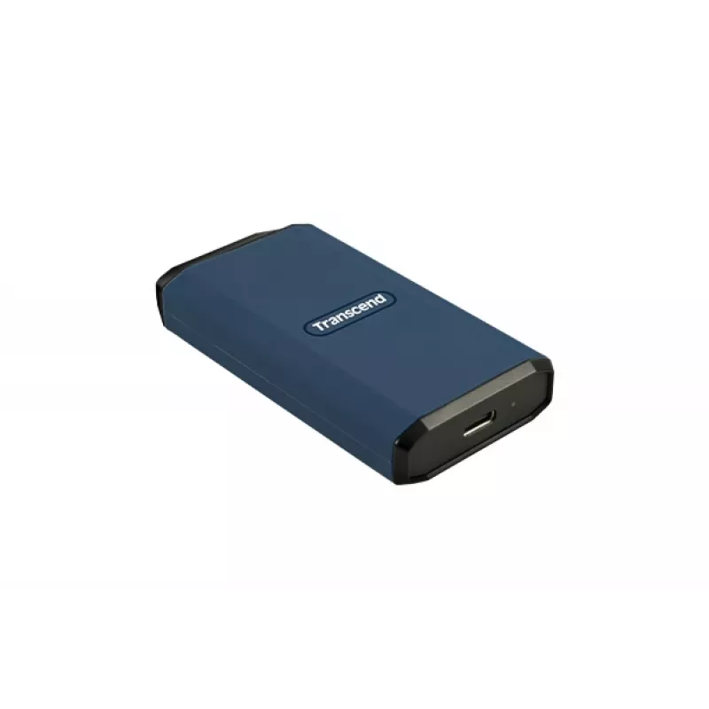 TRANSCEND SSD - Esd410c prenosný disk - 1TB - USB Type-C / A - tmavomodrý