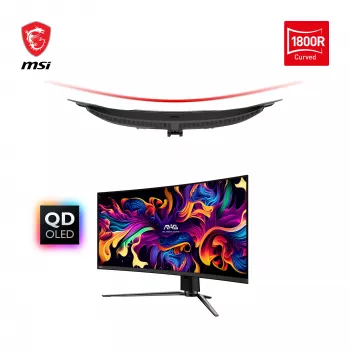 MSI MAG 341CQPDE QD-OLED počítačový monitor 86,4 cm (34 palcov) 3440 x 1440 pixelov UltraWide Quad HD čierny