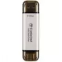 Transcend ESD310S prenosný SSD disk, 512 GB, USB 3.2 Gen 2, strieborný