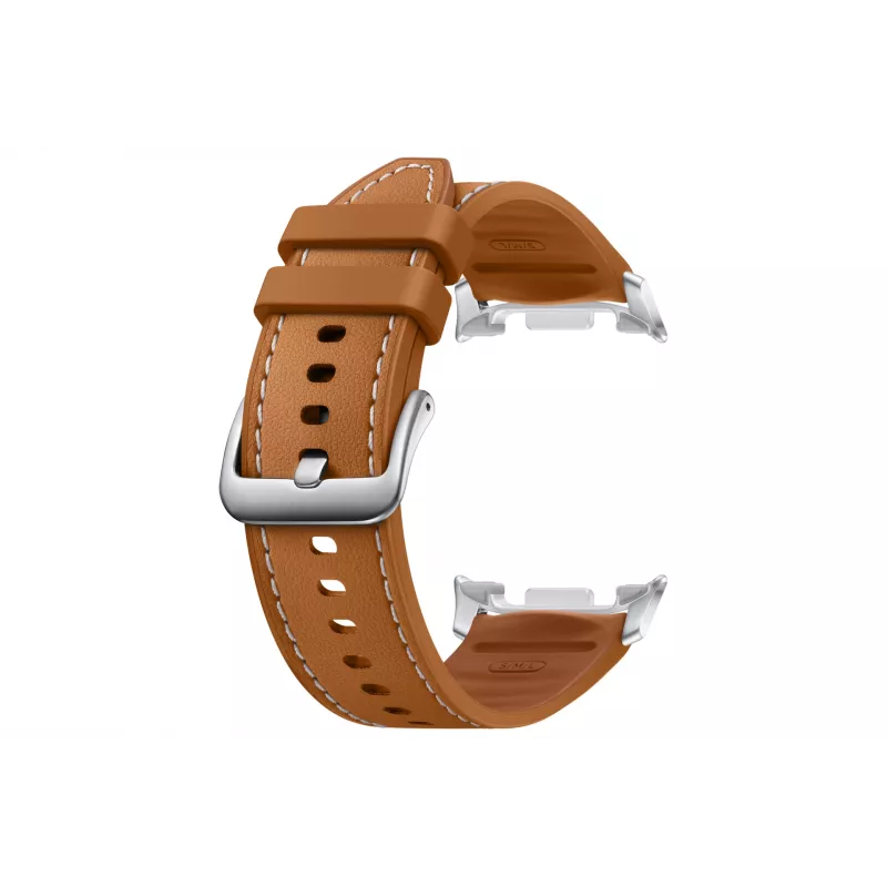 Hybridný remienok pre Samsung Galaxy Watch8 S/M/L, farba Caramel, kompatibilný s Galaxy Watch8 (ET-SLL50LAEGEU)