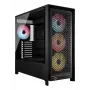 PC skriňa CORSAIR FRAME 5000D RS ARGB Midi-Tower čierna — ATX, podporuje 3x140mm predné ventilátory, 2,5/3,5 inch disky