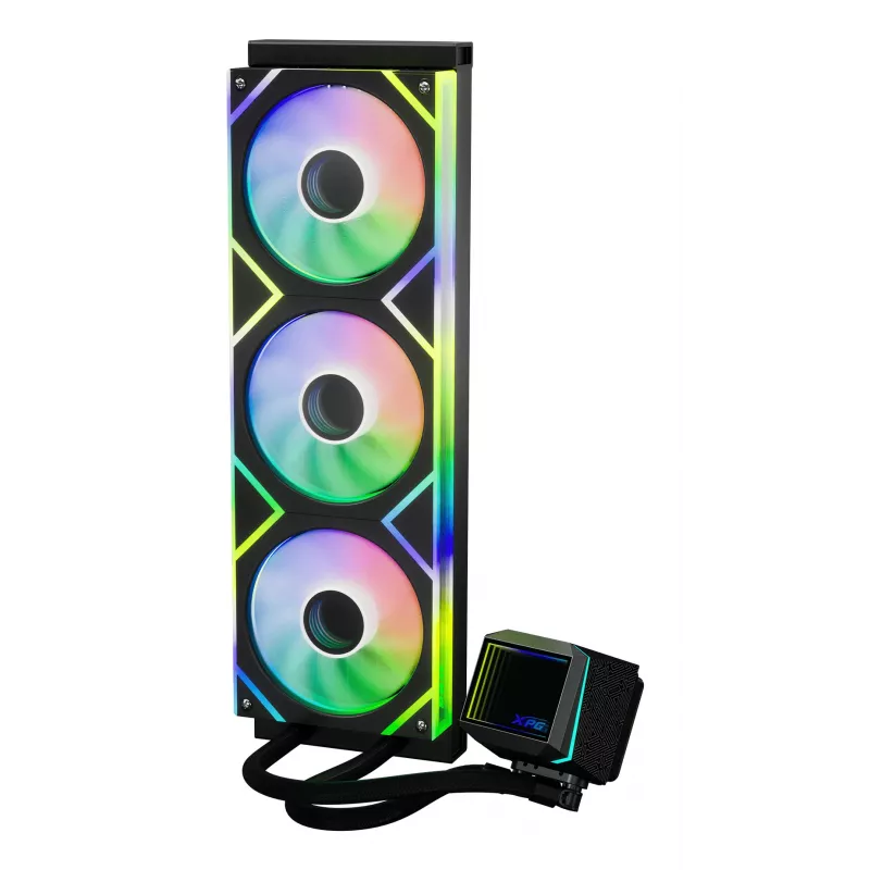 XPG LEVANTE II 360 čierny, All-in-One kvapalinový chladič, 12 cm, čierny