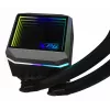 XPG LEVANTE II 360 čierny, All-in-One kvapalinový chladič, 12 cm, čierny