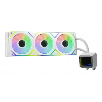 XPG LEVANTE II 360 biely, All-in-One vodné chladenie, 12 cm, biela