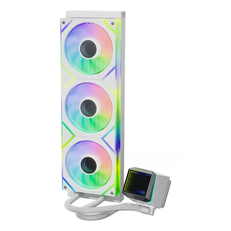XPG LEVANTE II 360 biely, All-in-One vodné chladenie, 12 cm, biela