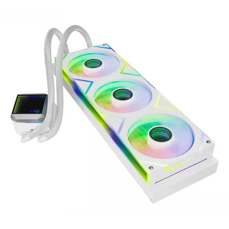XPG LEVANTE II 360 biely, All-in-One vodné chladenie, 12 cm, biela