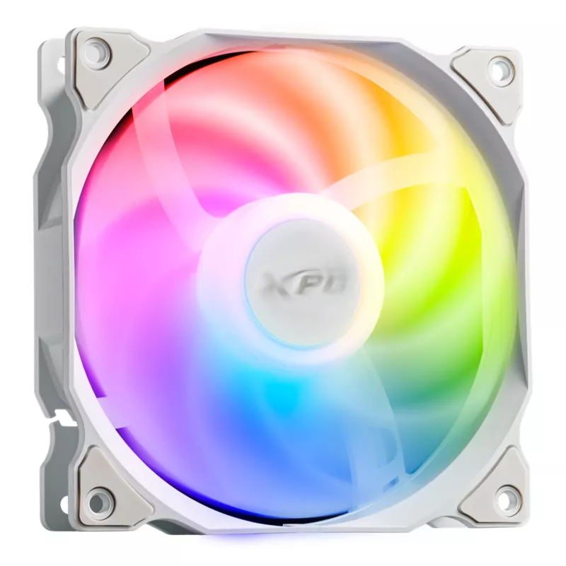 XPG VENTO 120 ARGB PWM (balenie 3 ks) biela, ventilátor, 12 cm, 300 ot/min, 1650 ot/min, biela