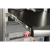DIGITUS Modularized 43,2 cm (17 inch) TFT konzola s 8-portovým KVM, RAL 9005 čierna – Qwertz, US