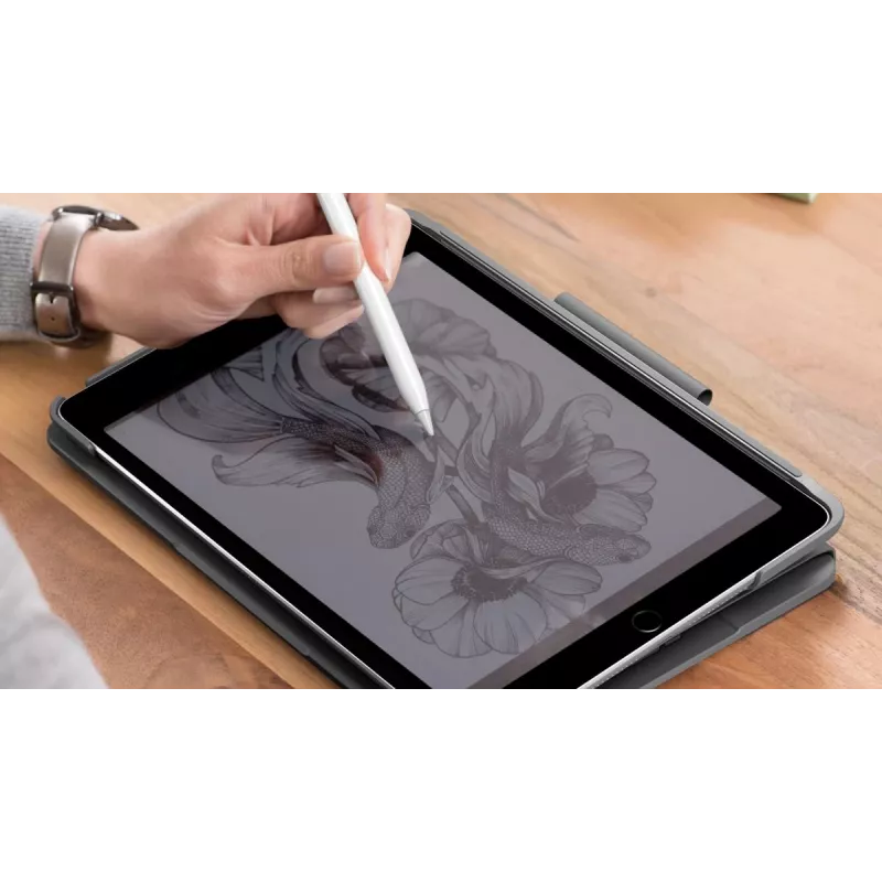 LOGITECH Slim Folio pre iPad 7. generácia grafit Qwertz nemecká