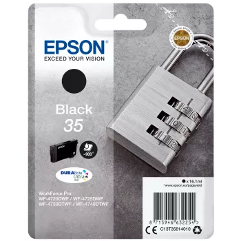 Kazeta Epson 35 WF-4720 WF-4720DWF WF-4725DWF WF-4730 WF-4730DTWF WF-4740 WF-4740DTWF čierna