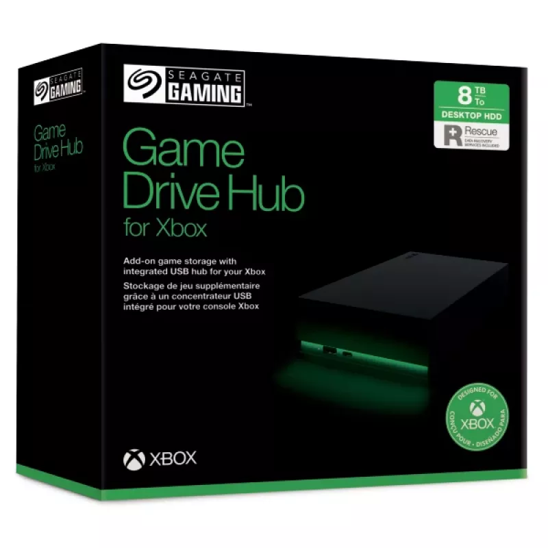 Seagate Game Drive Hub for Xbox externý pevný disk 8 TB USB Type-A / USB Type-C 3.2 Gen 1 (3.1 Gen 1) čierny