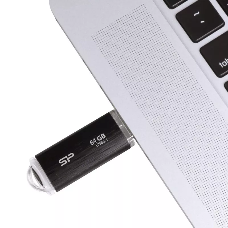 SILICON POWER USB kľúč - 64GB Silicon Power USB3.2 B02 čierny