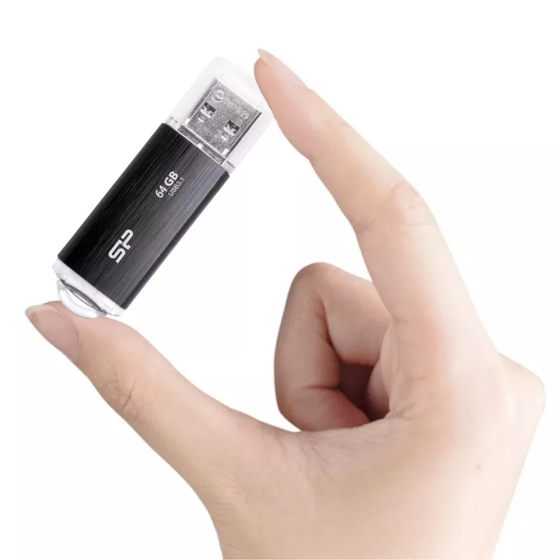 SILICON POWER USB kľúč - 64GB Silicon Power USB3.2 B02 čierny